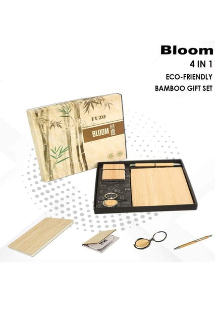 FUZO 4 IN 1 eco friendly bamboo gift set ARTR TGZ 1053