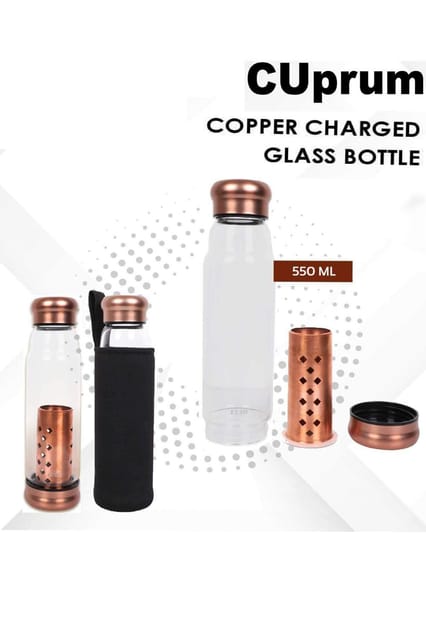 FUZO copper charged glass bottle  ARTR TGZ 792