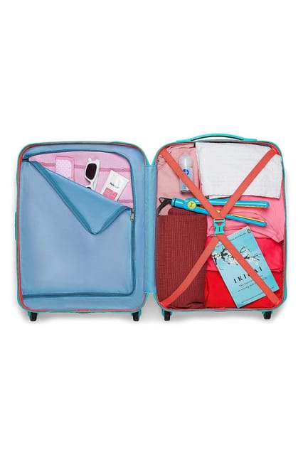 American Tourister Amt Kuna Sp79Cm Tsa S.Blue/Pink