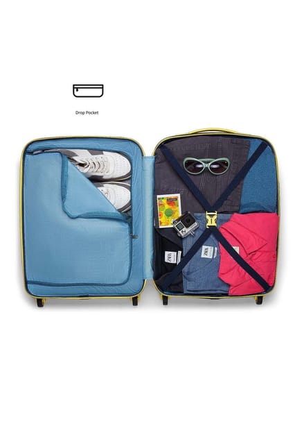 American Tourister Amt Kuna Sp69Cm Tsa Yellow/Navy