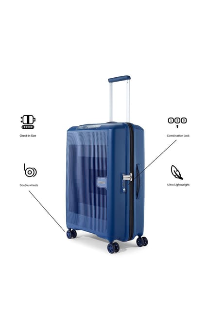 American Tourister Amt Aerostep Sp67Tsa Exp Navy Blue