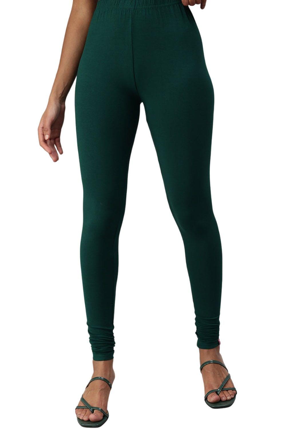 Royal Womens Cotton Lyra Leggins Bottle Green