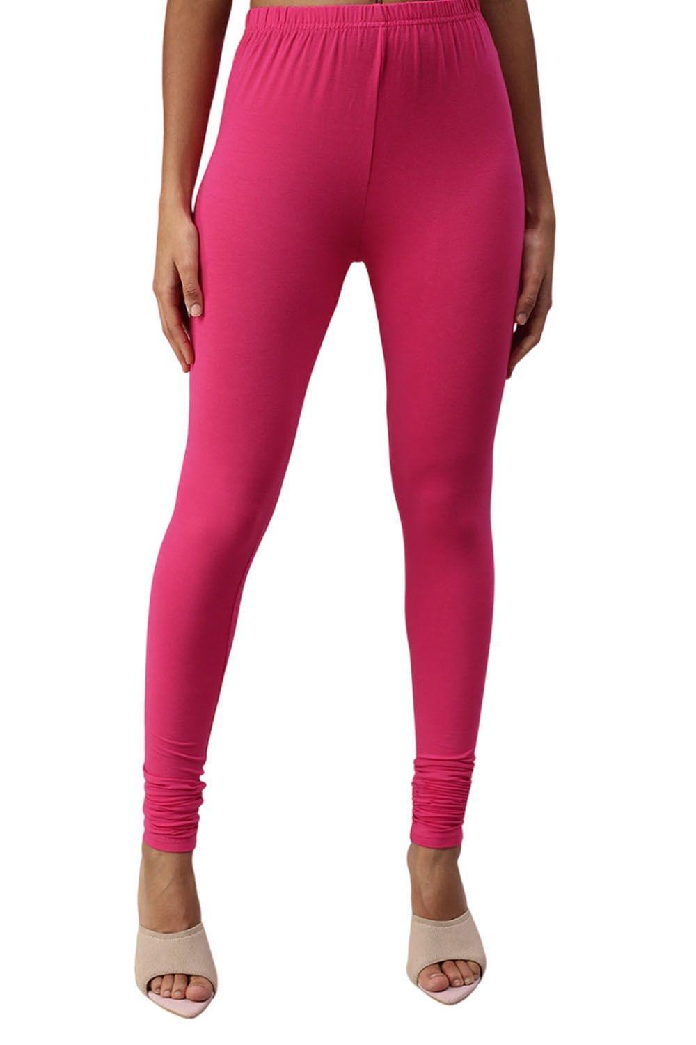 Royal Womens Cotton Lyra Leggins Magenta Pink