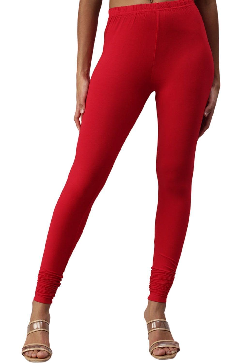 Royal Womens Cotton Lyra Leggins Apple Red