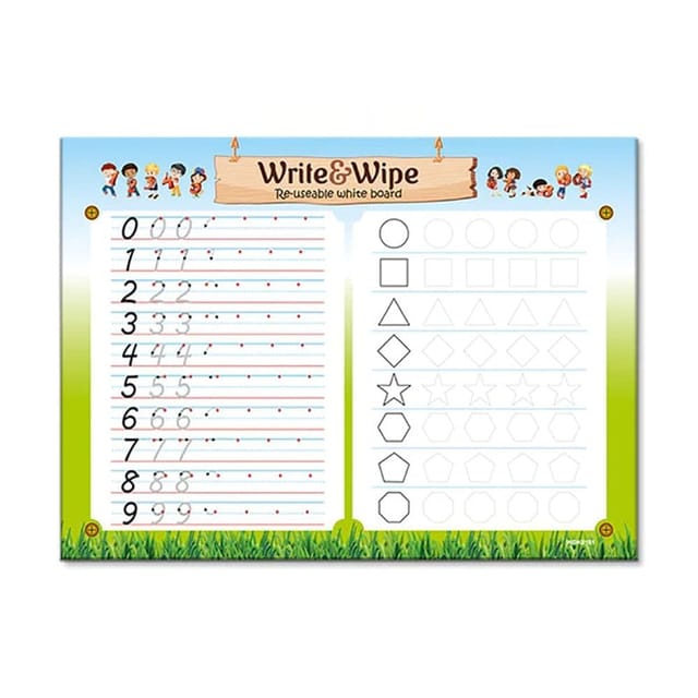 Olympia write & wipe A4 board AE 008