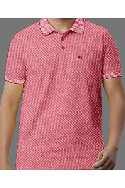 Ariser Mens Golf Polo Half Sleeve T-Shirt Red 29002