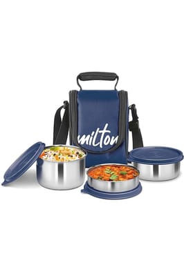 Milton Tasty Steel Lunch Box 3 Set Combo Assorted