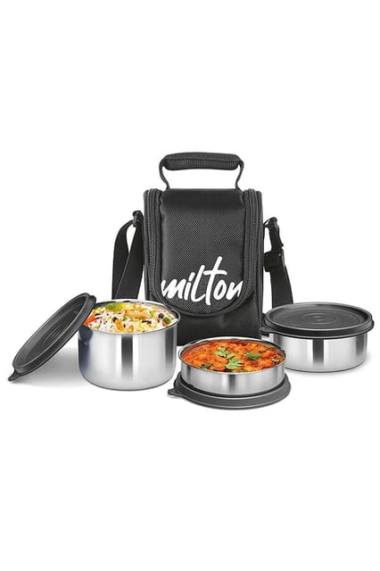 Milton Tasty Steel Lunch Box 3 Set Combo Assorted