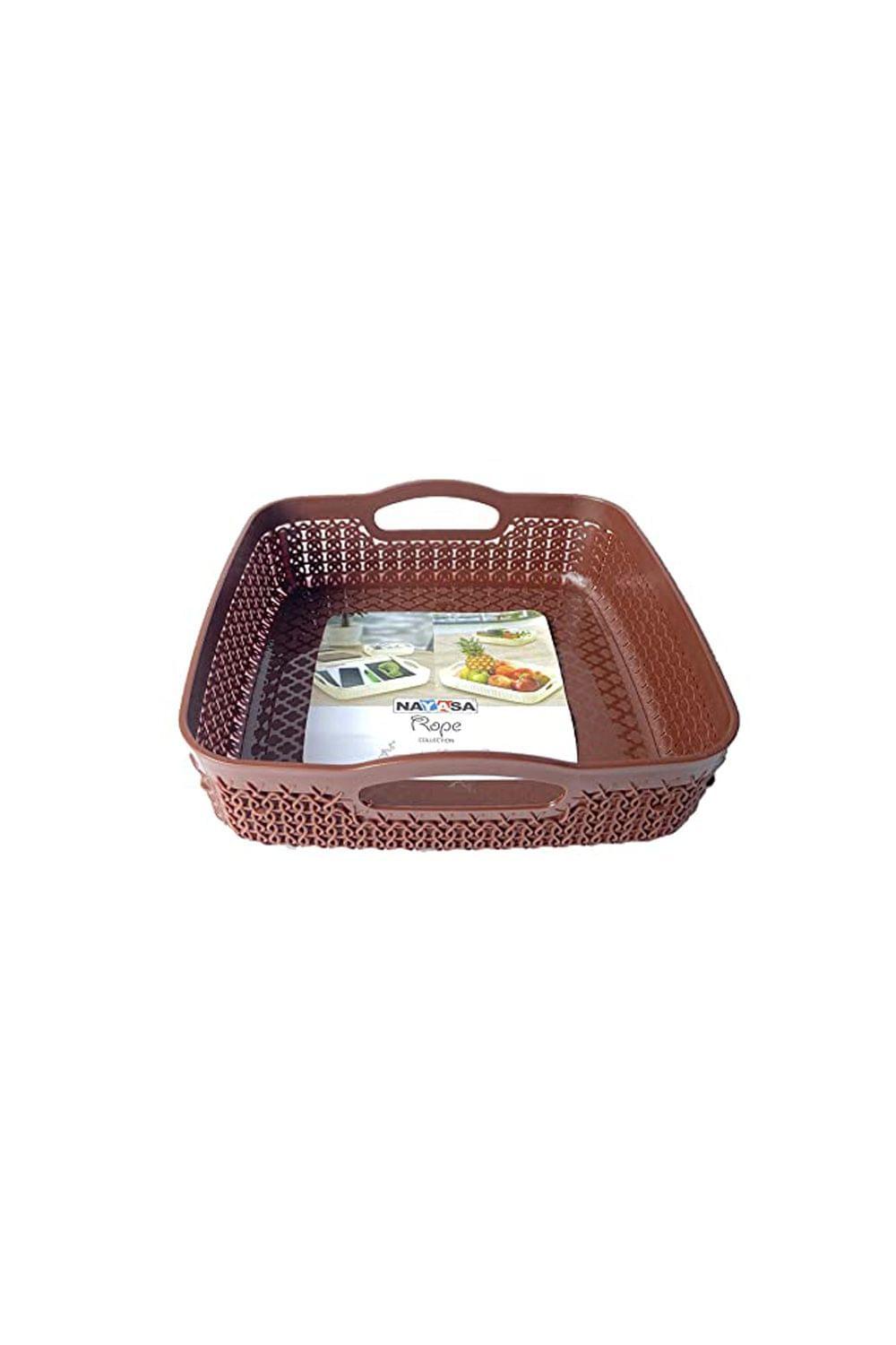 Nayasa Rope Basket Square Np5316 Assorted 1 Pcs