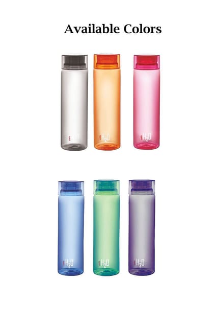 Cello H2o Round Pet Water Bottle 750ml Assorted 1 Pcs