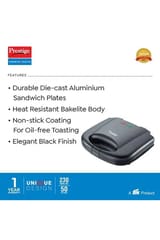 Prestige Sandwich Toaster PGMFB 41467