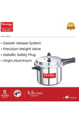 Prestige Popular Pressure Cooker 5.5l 10016
