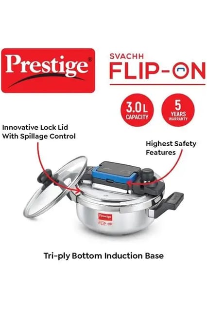 Prestige Svachh Flip On Ss Cooker 3l 20156