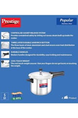 Prestige Popular Ss Pressure Cooker 5l 20652