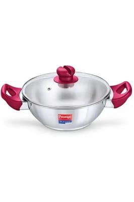 Prestige Platina Popular Ss Kadai With Lid 240mm Dia 2.8l 36886