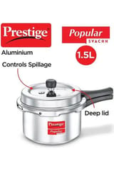 Prestige Popular Svachh Aluminium Pressure Cooker 1.5l 10162