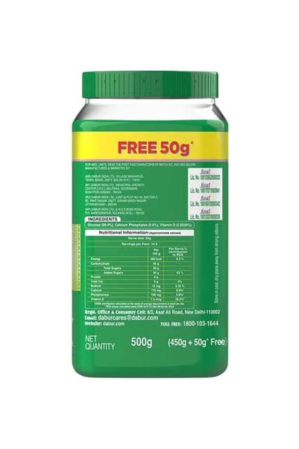 Dabur Glucose D Cooling Energy Jar 500gm