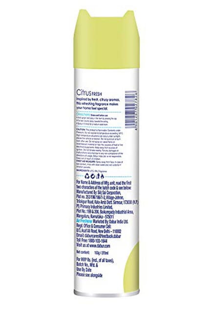 Odonil Room Freshener Citrus Fresh Spray 240ml