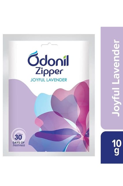 Odonil Air Freshener Zipper Joyful Lavender 10gm