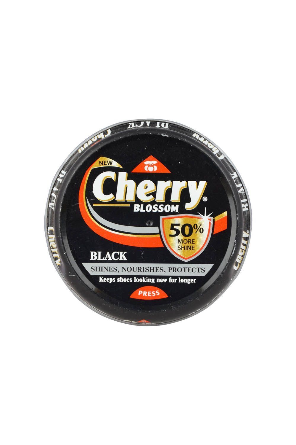 Cherry Blossom Black Shoe Polish 15g