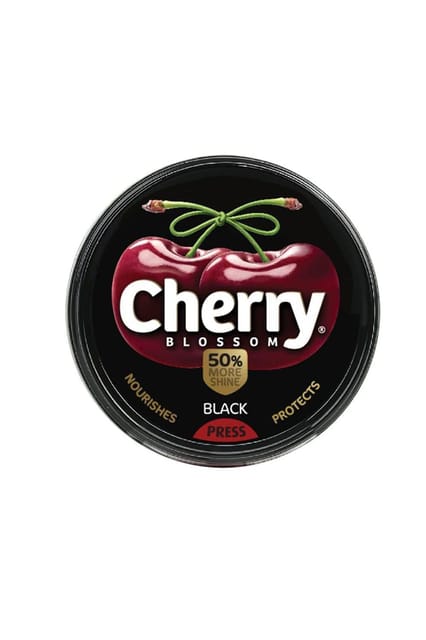 Cherry Blossom Black Shoe Polish 40g