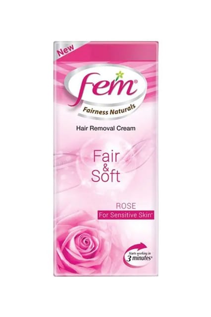 Fem Fair&Soft Rose Hair Removal Cream 60g