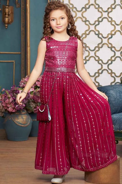 Anokkhi Girls Ethnic Wear Rani Jump Suit GY32290