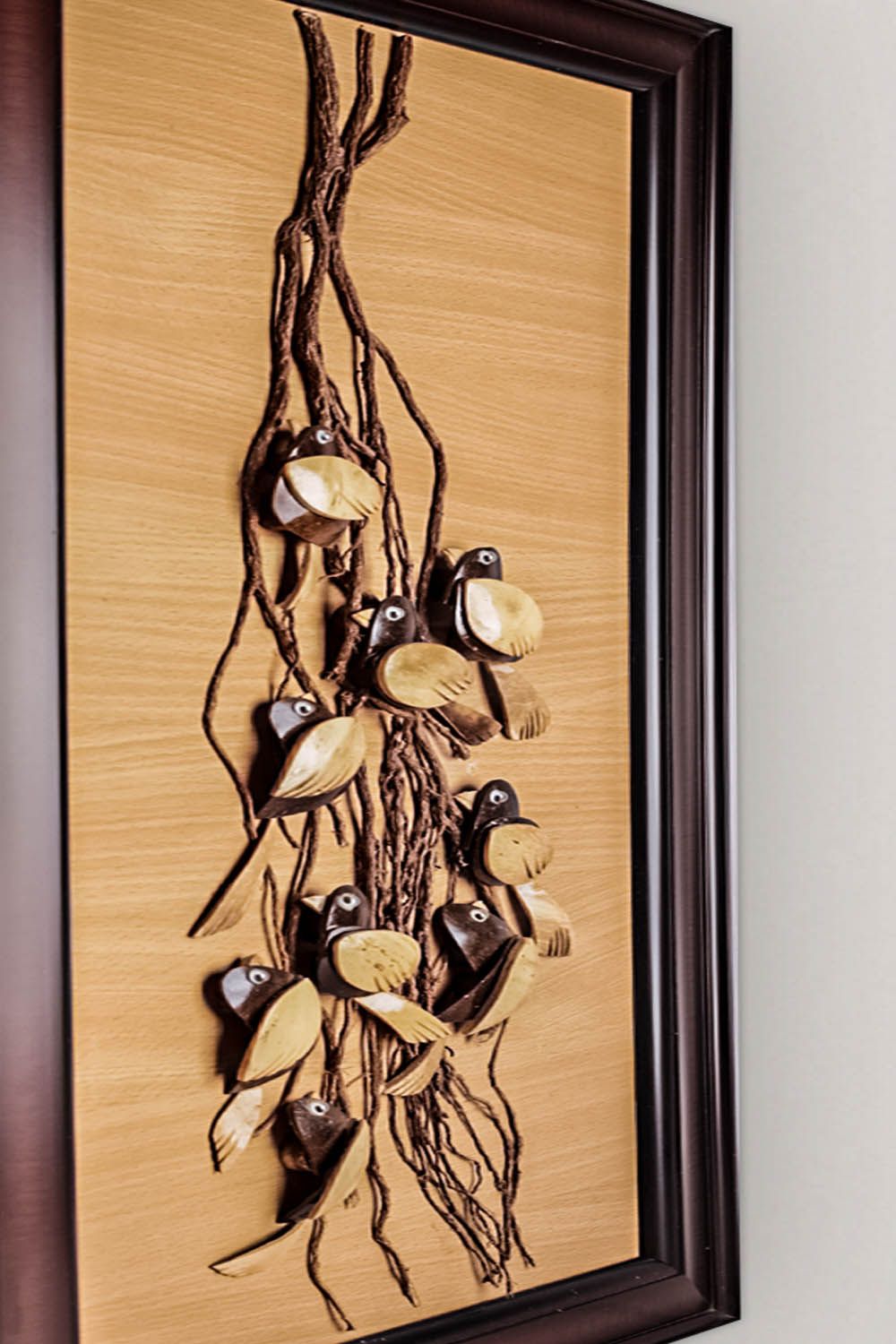 Coconut Bird Coconut Shell Wall Hanging Coex Cosh0000015