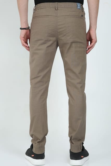 French America Light Brown Trouser with Drawstring FATR1182
