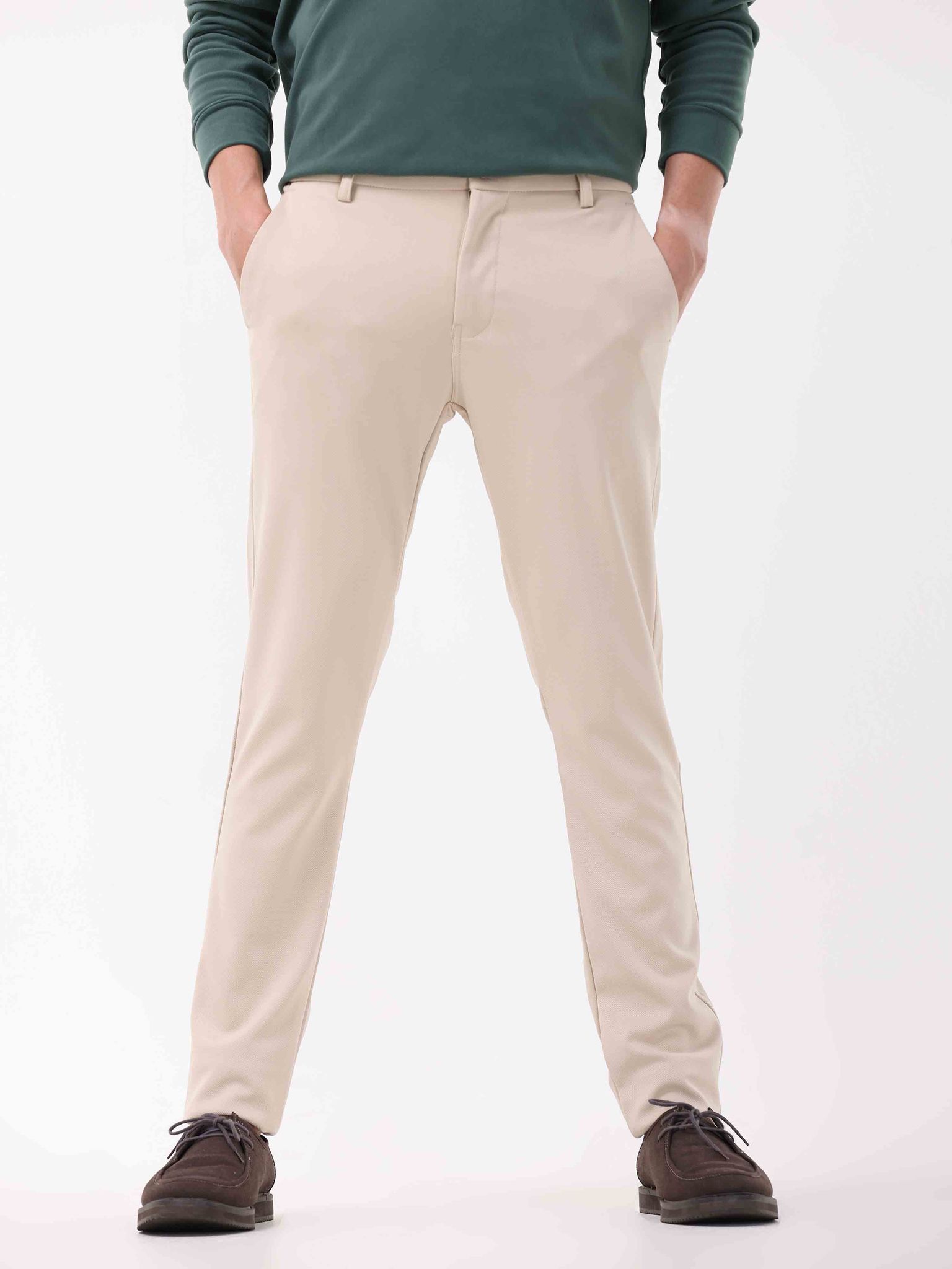 Power Stretch Cream Trouser