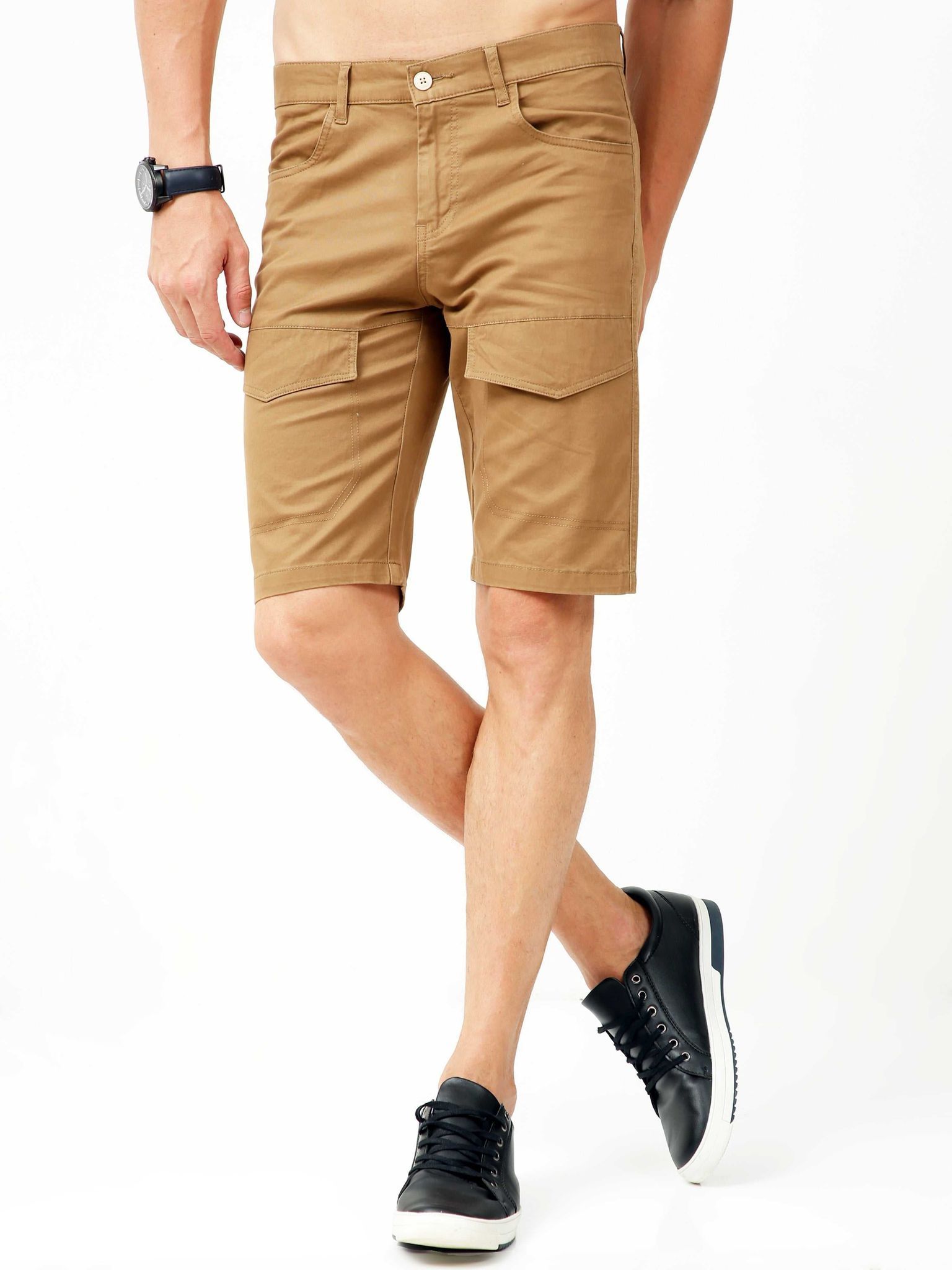 Vibrant Tan  Shorts