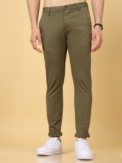 Super Stretch Olive Trouser