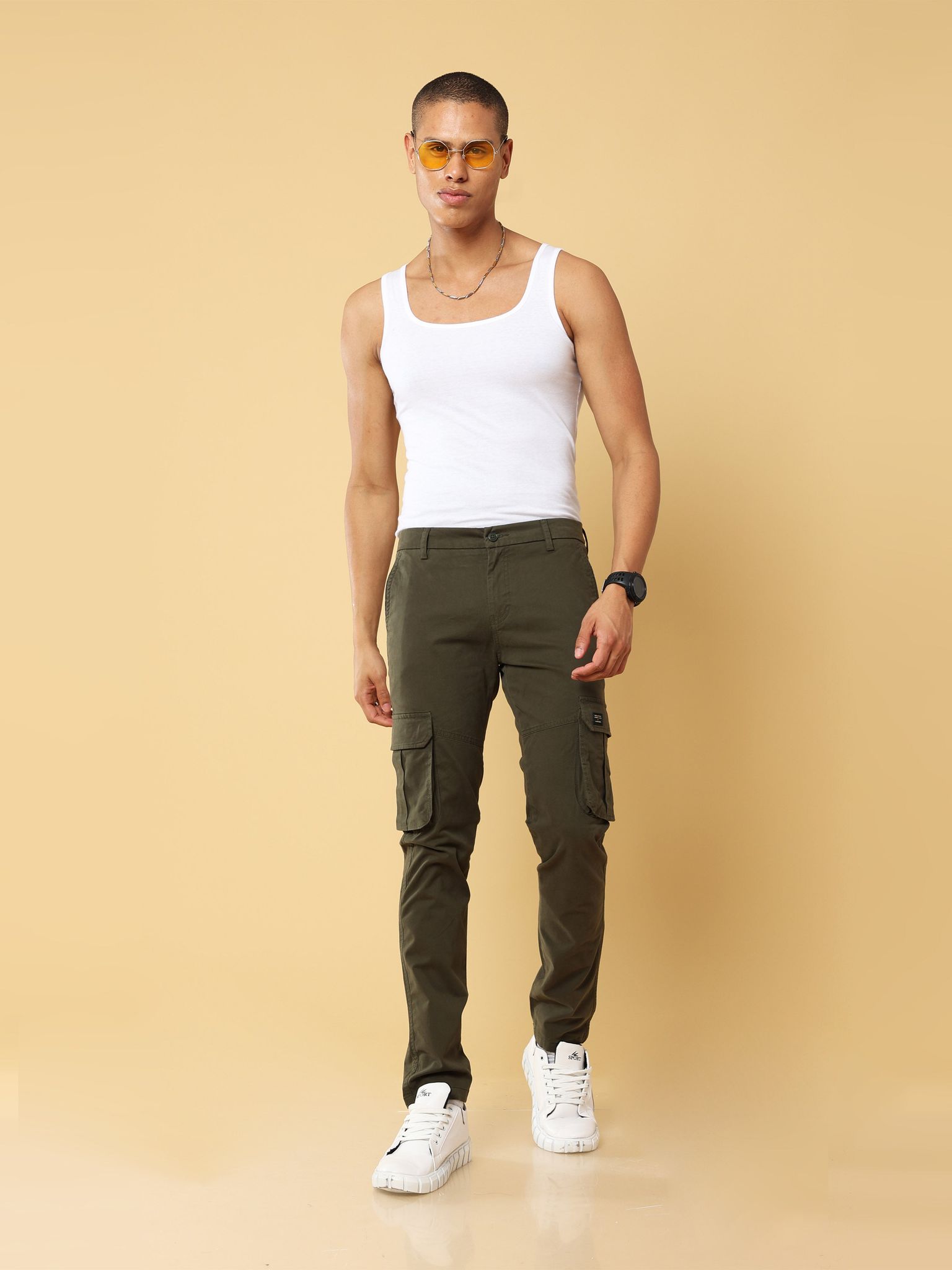 Premium Dark Olive Cargo Pant