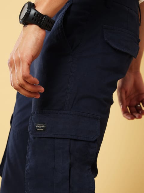 Premium Navy Cargo Pant