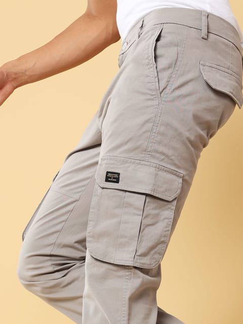 Premium Light Grey Cargo Pant