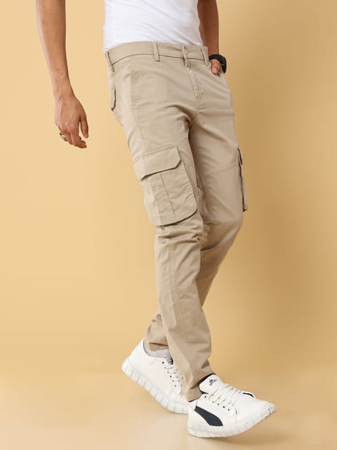 Premium Cream Cargo Pant