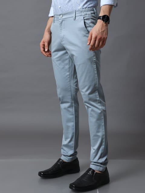 Flexi Waist Aagean Blue Trouser