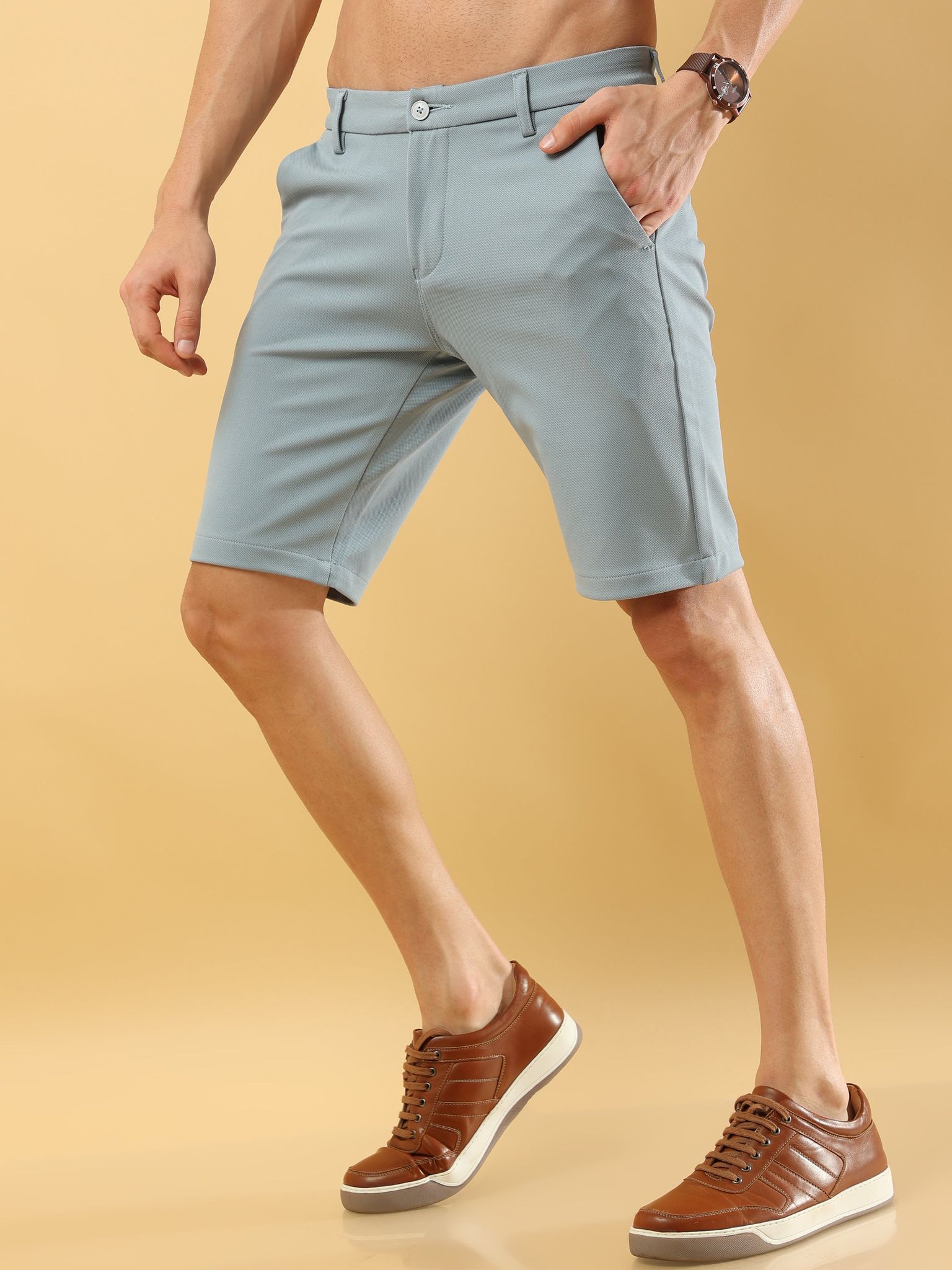 Power Stretch Ocean Blue Shorts