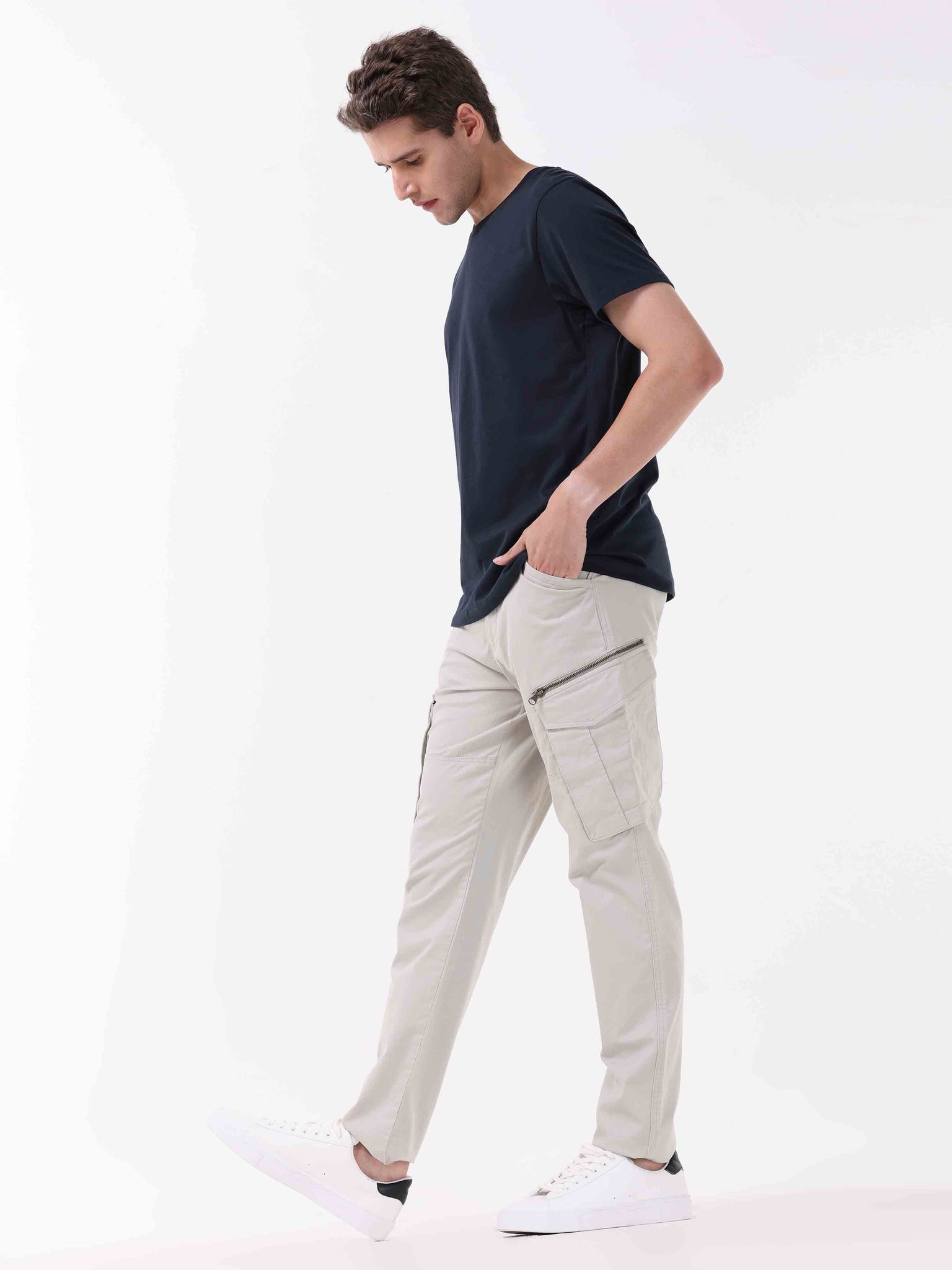 Utility Cloud Grey Cargo Pant