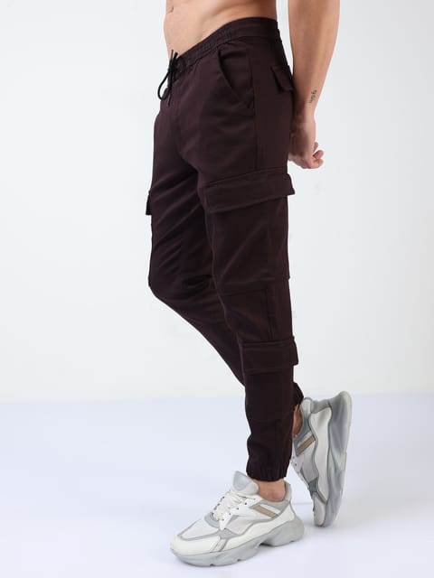 Utility Stretch Coffee Brown Jogger