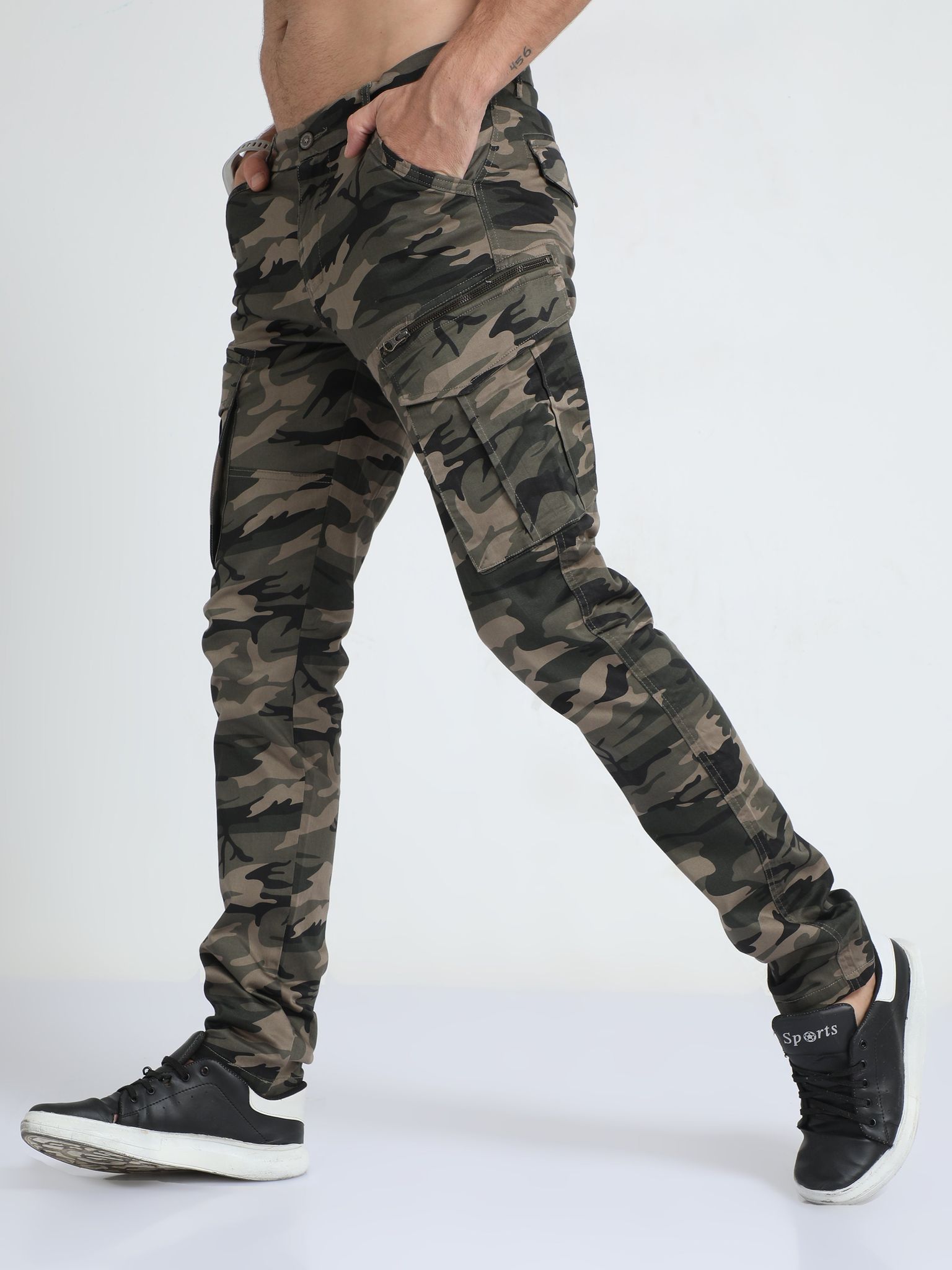 Utility Olive Camo Cargo Pant