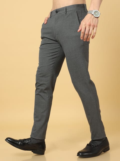 Essential Ash Grey Sleek Formal Trouser