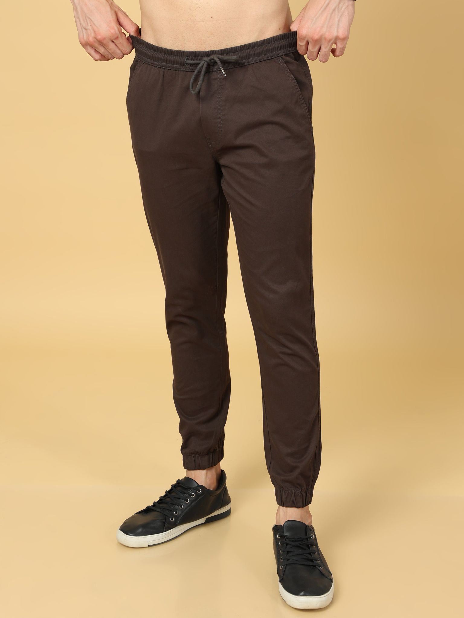 Basic Dark Olive Slim Fit Jogger