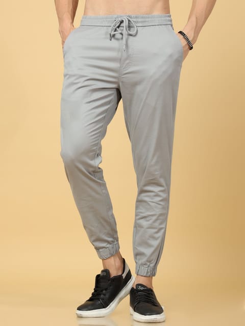 Basic Light Grey Slim Fit Jogger