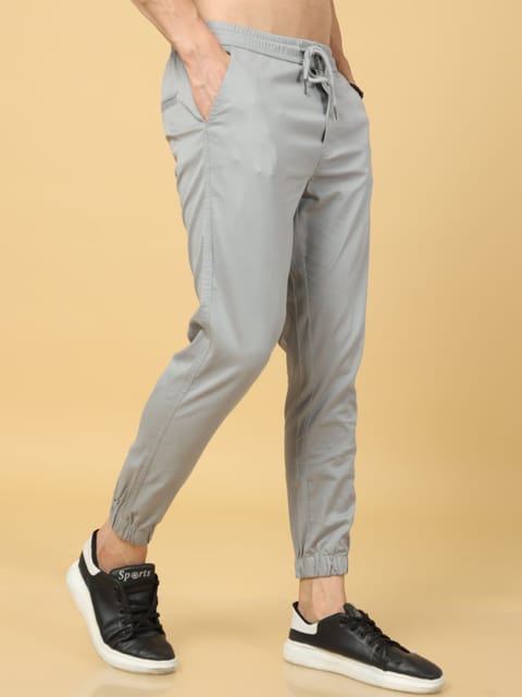 Basic Light Grey Slim Fit Jogger