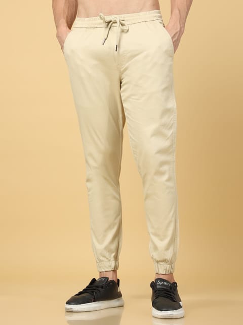 Basic Beige Slim Fit Jogger