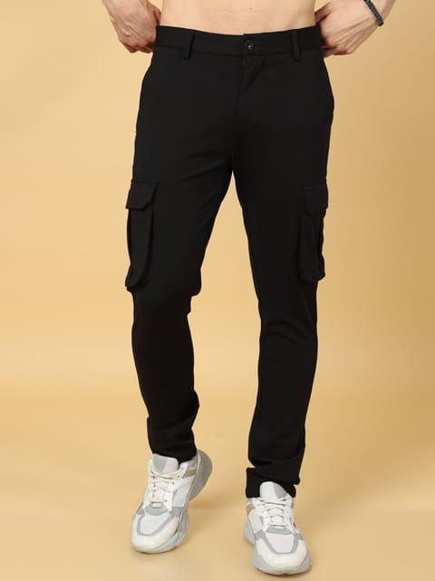 Super Stretch Black Cargo