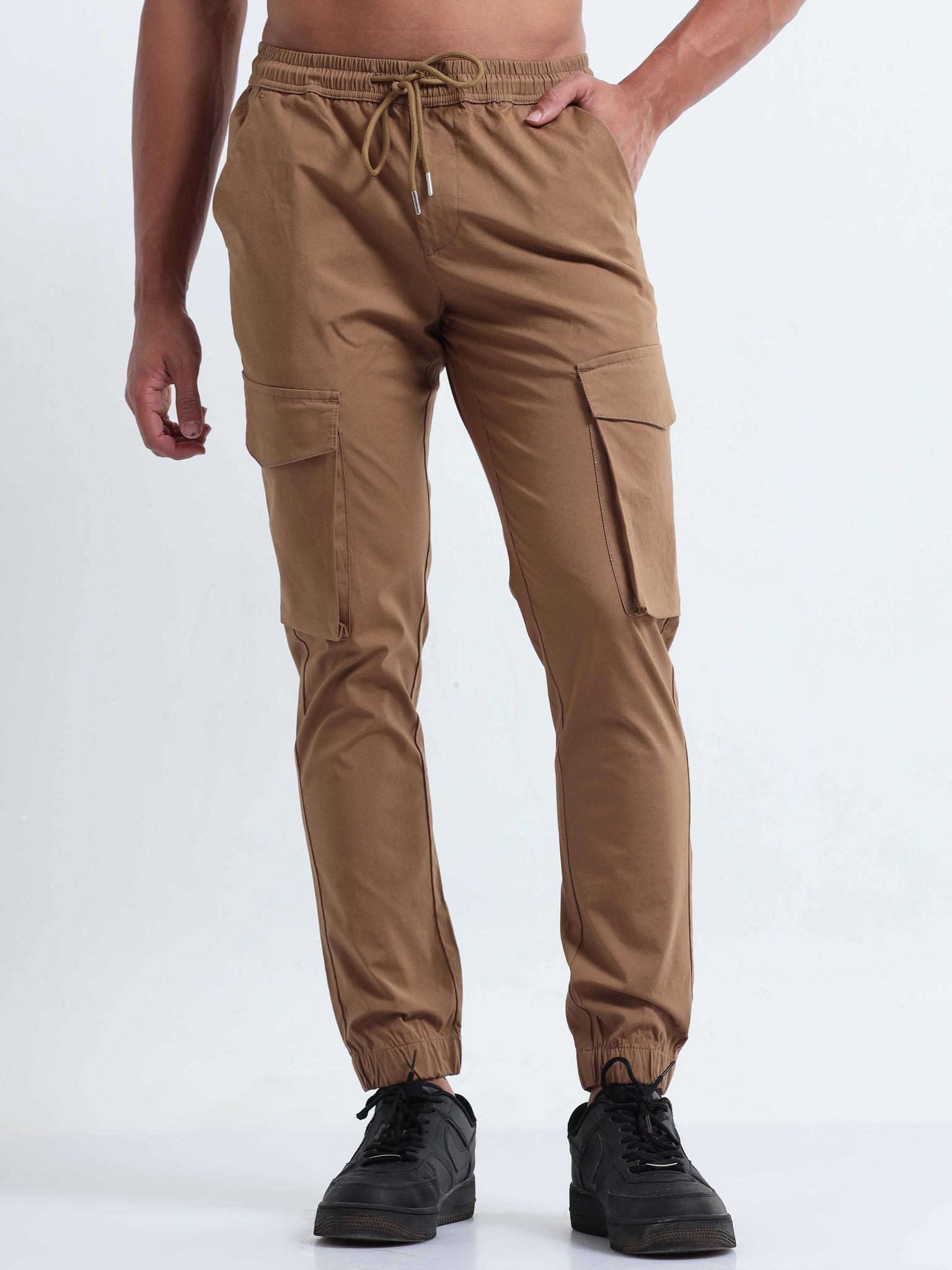 Air Sense Khaki Cargo Joggers