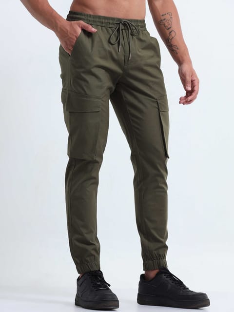 Air Sense Olive Cargo Joggers