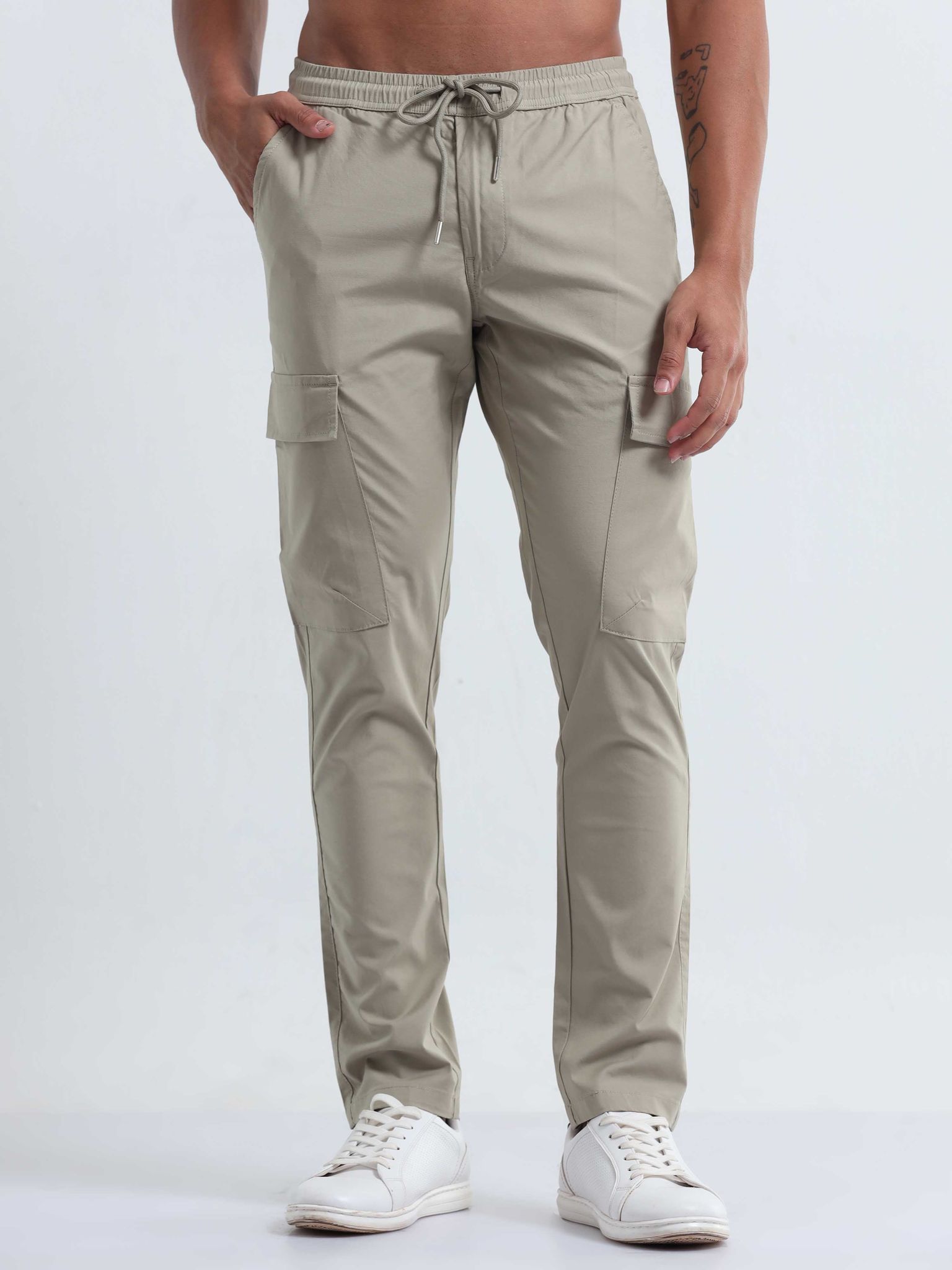 Air Sense Beige Cargo Pants